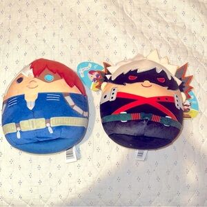 My Hero Academia Katsuki Bakugo and Shoto Todoroki Squishmallow Plush